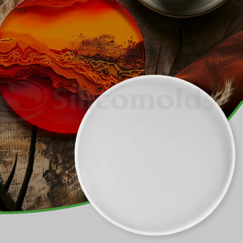 SILICOMOLDS - SILICONE 16" X 17MM ROUND TRAY MOLD - URP133-RM